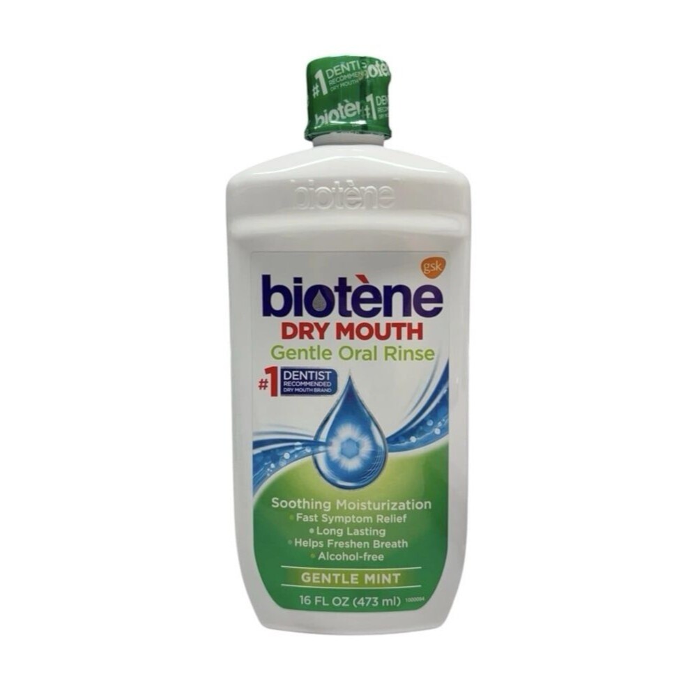 Biotene GENTLE MINT Dry Mouth Gentle Oral Rinse Alcohol Free Exp 09/2026 Sealed